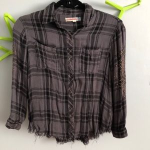 Vintage Havana girl’s large long sleeve button down shirt.